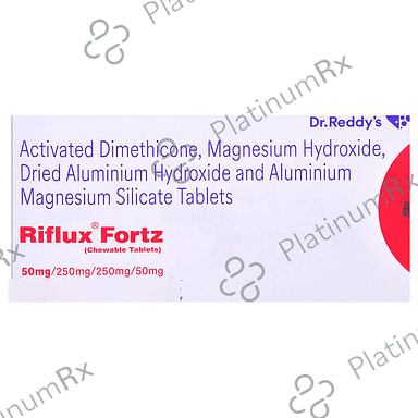 Riflux Fortz 250/50/250mg Chewable Tablet 15s