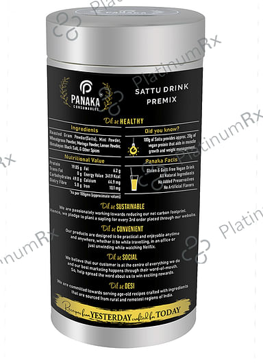 Panaka Consumables Sattu Drink Premix Classic Mystic Mint