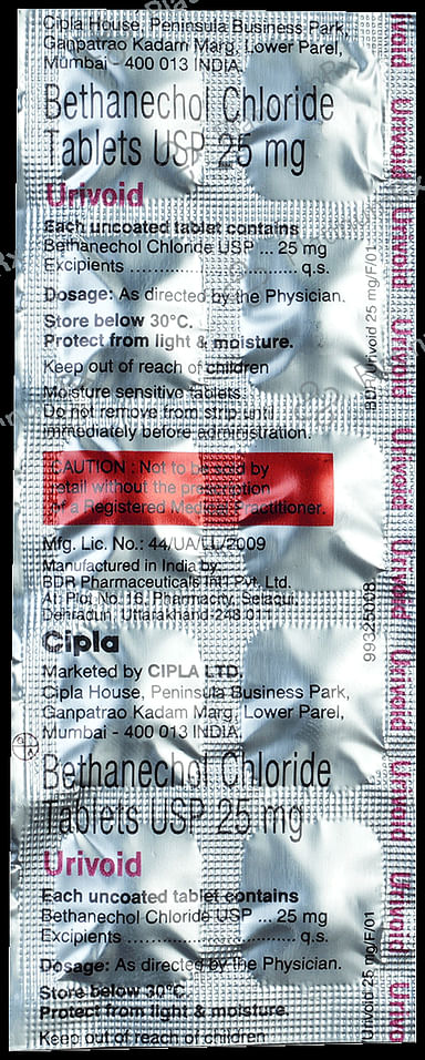 Urivoid 25mg Tablet 10s