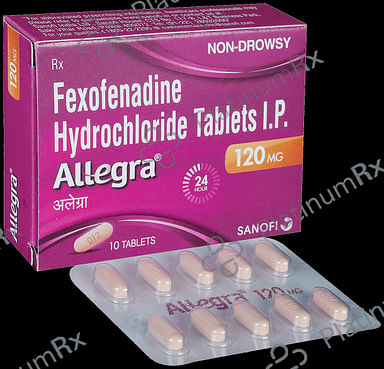 Allegra 120mg Tablet 10s