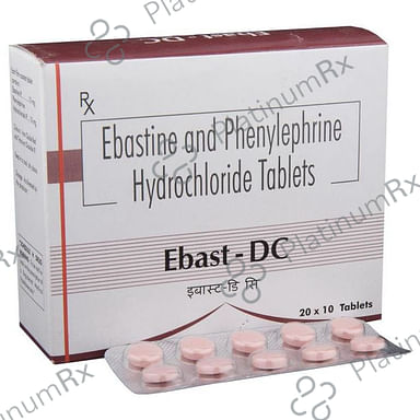 Ebast DC 10/10mg Tablet 10s