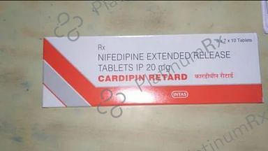 Cardipin Retard 20mg ER Tablet 10s
