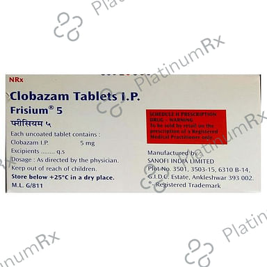 Frisium 5 Tablet 15s