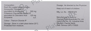 Moxikind CV 625mg Tablet 10s