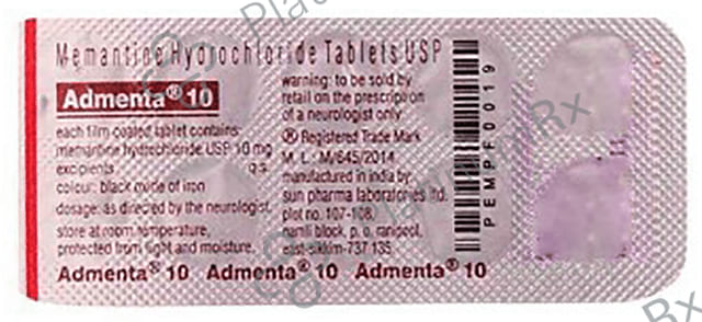 ADMENTA 10 MG TABLET MD