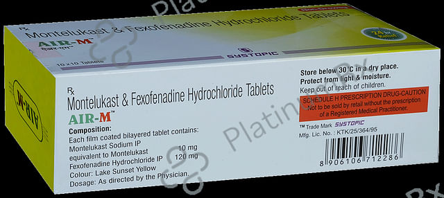 Air M 120/10mg Tablet 10s