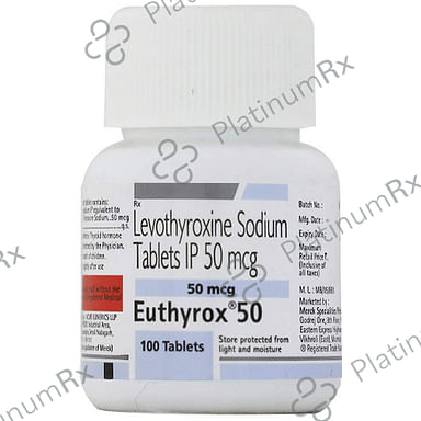 Euthyrox 50mcg Tablet 100s
