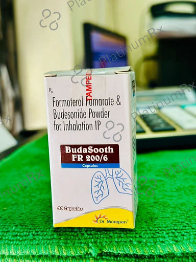 Budasooth FR 200/6mg Capsule 30s