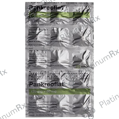 Pankreoflat 170/80mg Tablet 15s