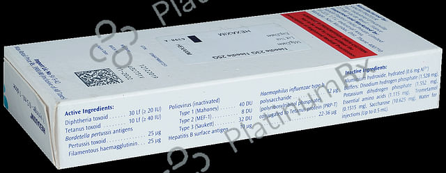 Hexaxim Vaccine Injection 1s