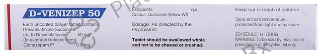 D-Venizep 50 Tablet ER