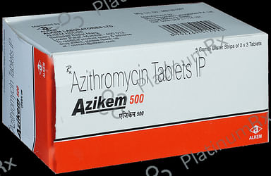 Azikem 500mg Tablet 3s (Alkem)