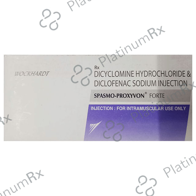 Spasmo Proxyvon Forte 25/10mg Injection 2ml