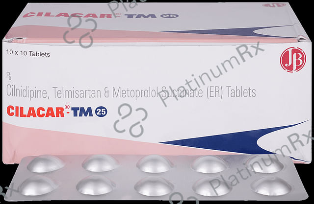 Cilacar TM 10/25/40mg Tablet SR 10s