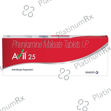 Avil 25mg Tablet 15s
