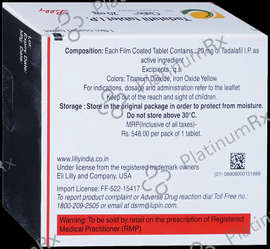 Cialis 20mg Tablet 1s