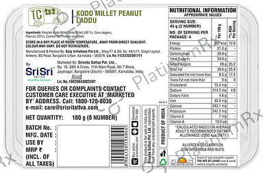 True Crew Kodo Millet Peanut Ladoo