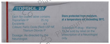 Topirol 25mg Tablet 10s