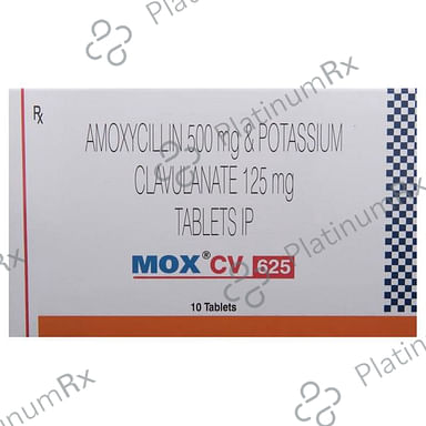 Mox CV 625 500/125mg Tablet 10s