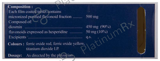 Daflon 500mg Tablet 10s