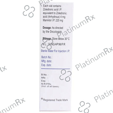 Zoldonat 4mg Injection 1s