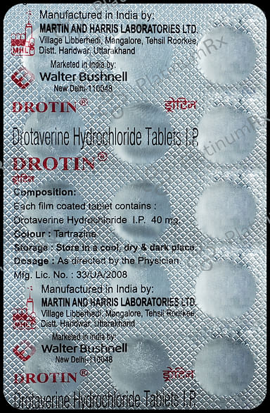 Drotin 40mg Tablet 15s