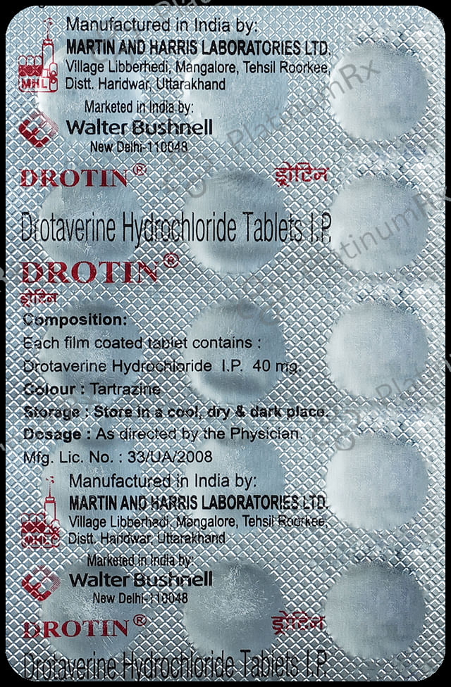 Drotin 40mg Tablet 15s