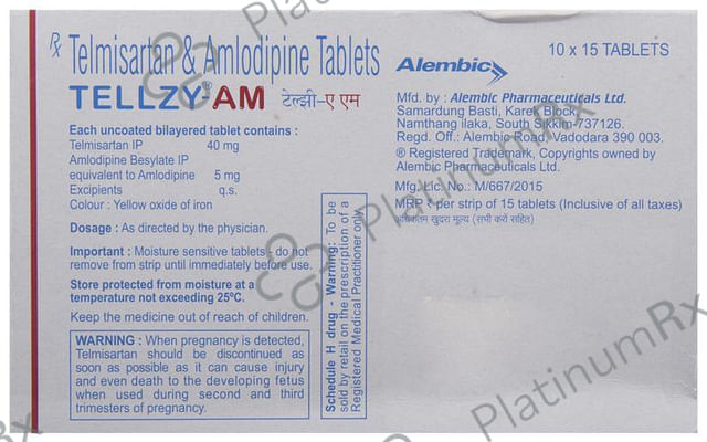 Tellzy AM 5/40mg Tablet 15s