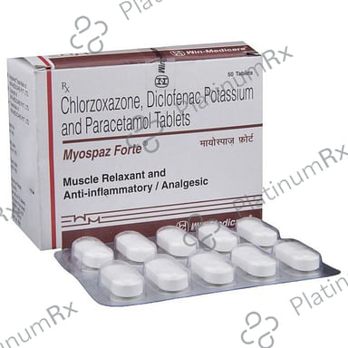 Myospaz Forte 500/50/325mg Tablet 10s