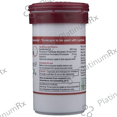 Budamate 200/6mcg Transcaps 30s