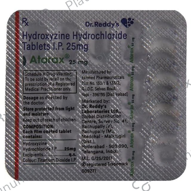 Atarax 25mg Tablet 15s