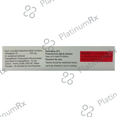 Vilpower D 10/100mg Tablet 10s