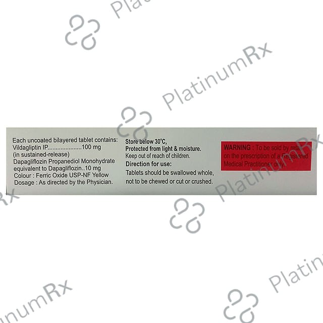 Vilpower D 10/100mg Tablet 10s