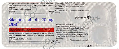 Ubil 20mg Tablet 10s