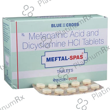 Meftal Spas 10/250mg Tablet 10s