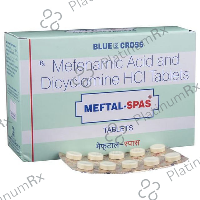 Meftal Spas 10/250mg Tablet 10s