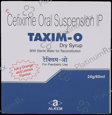 Taxim O 50mg Juicy Orange and Lemon Dry Syrup 60ml