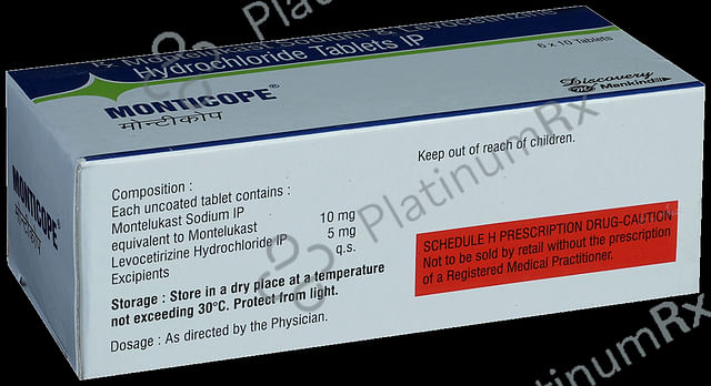 Monticope 5/10mg Tablet 10s