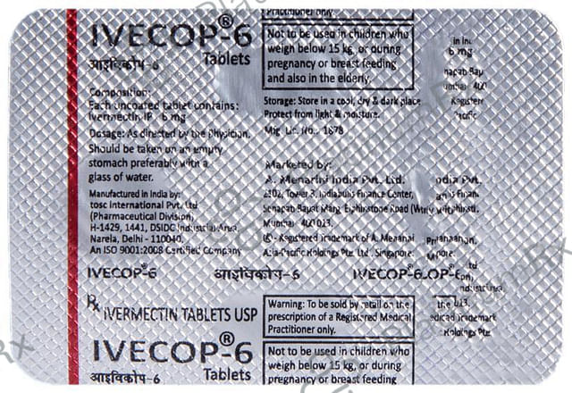 Ivecop 6mg Tablet 1s
