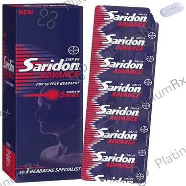 Saridon Advance 50/650mg Tablet 10s