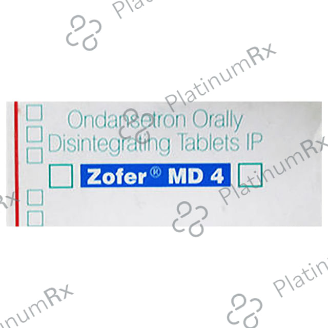 Zofer MD 4mg Tablet 10s