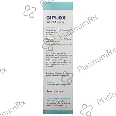 Ciplox 0.3% Eye/Ear Drops 10ml