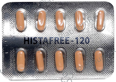 Histafree 120mg Tablet 10s