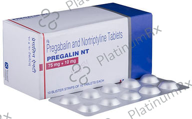 Pregalin NT 75mg/10mg Tablet 10s