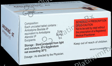 Amlokind AT 5/50mg Tablet 15s