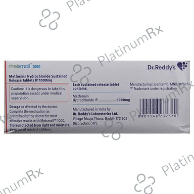 Metsmall 1000 Tablet SR 14 tablets