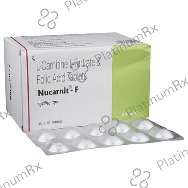 Nucarnit F 500mg/1500mcg Tablet 10s