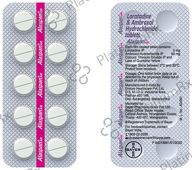Alaspan AM 60/5mg Tablet 10s