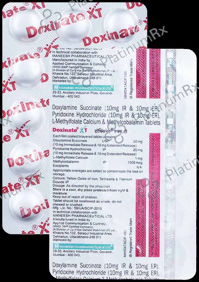 Doxinate XT Tablet 15s
