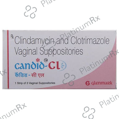 Candid CL 100/200mg Vaginal Suppository 3s